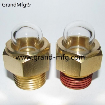 Domed Hexagon Oil Sight Glass(NPT,BSP & Metric Thread) BLOWER DOME SIGHT GLASS