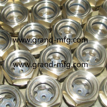 M20x1.5 brass oil level sight glass oil level gauge indicators