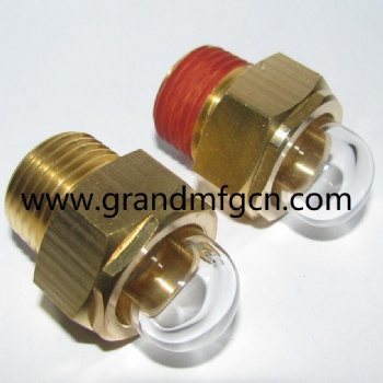 Domed Hexagon Oil Sight Glass(NPT,BSP & Metric Thread) ROOTS BLOWER DOME SIGHT GLASS