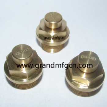 Hexagon Brass Breather Vent Plugs G1/8 3/8 NPT1/4