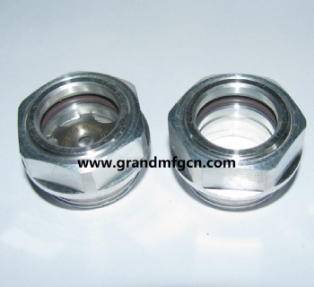 GrandMfg® Aluminum Oil level Sight Glass indicator plugs(Metric Thread & BSP)