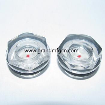 Hexagon Plastic Oil Level Sight Glass(Metric Thread) M20X1.5