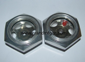 Hexagon Aluminum Oil oiler Sight Glass indicator plugs ( BSP Thread)