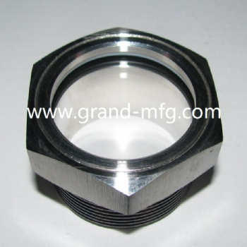 NPT1 1/2 inch sus316 pipe fitting view port sight glass oil site gauge