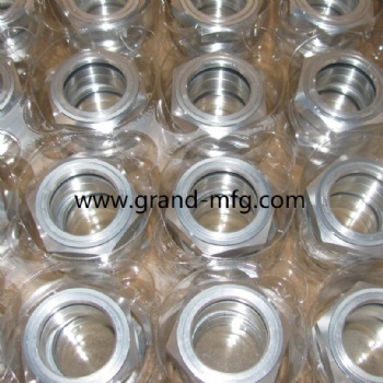 aluminum oil level sight glass oil level gauge indicators BullsEye BRASS SIGHT GLASS bulleye sight glass
