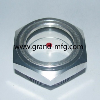 GRANDMFG COMPRESSOR UNIT ALUMINUM SIGHT GLASS OIL LEVEL 1/2