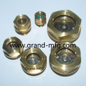 M12X1 M16X1.5 brass oil level sight glasses oil level indicators