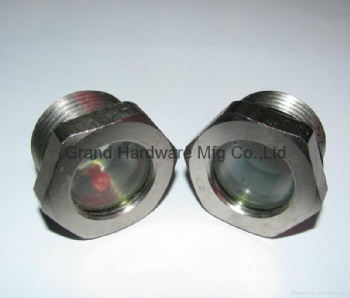 Carbon Steel Fused Glass Window Sights plugs BSP Thread