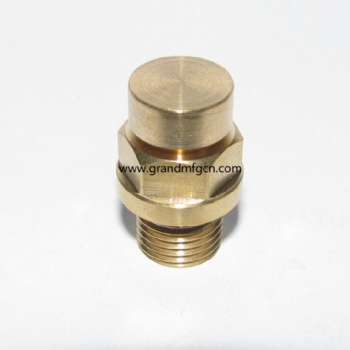 Mechanical equipment fittings M10x1 brass vent plug Air vent valve pressure brass breather vent plug