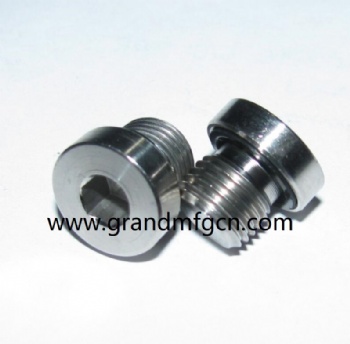 CNC precision machined parts stainless steel ss304 plugs