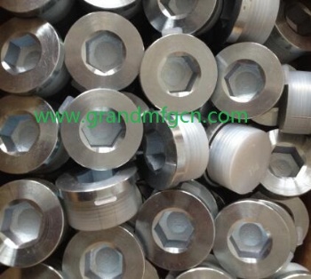 CNC precision brass turned parts NPT thread aluminum machined parts