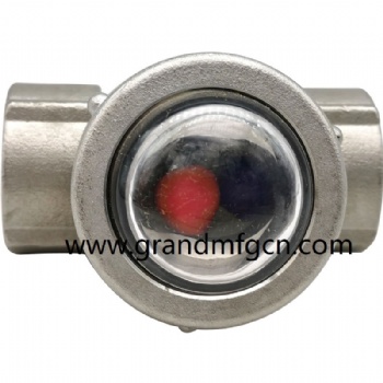 G3/4 pipe system SS304 stainless steel water liquid flow indicators