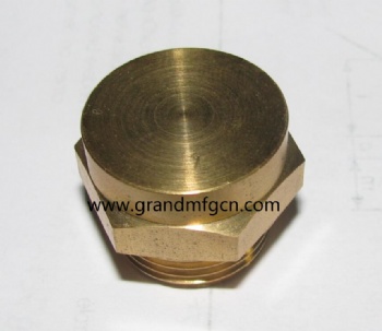 Hexagon Brass Breather Vent Plugs M27X1.5 M33X1.5