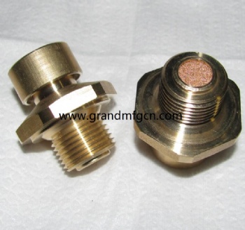 Hexagon Brass Breather Vent Plugs NPT 1/8 INCH