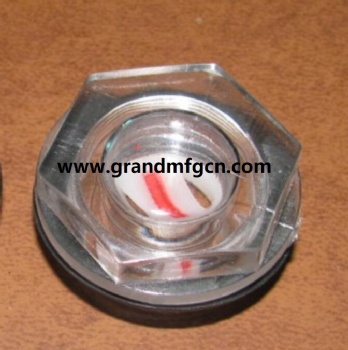 Hexagon Plastic Oil Level Sight Glass(Metric Thread) M22X1.5