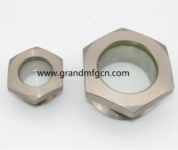 2”NPT steel nickel plated fused sight glass bitzer view port sight glass