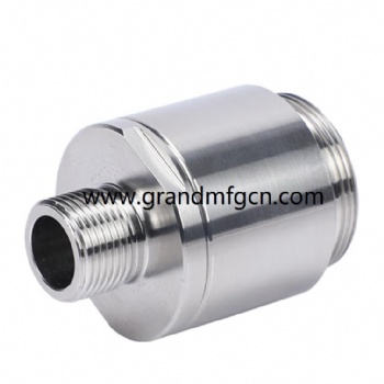 CNC precision machined part stainless steel 316 thread connector