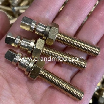 CNC precision machined parts brass turned part