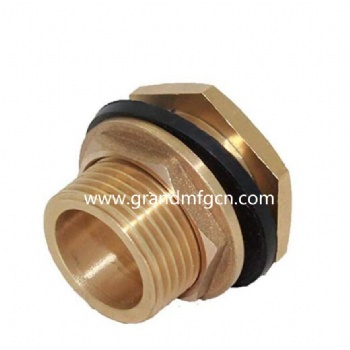 OEM Brass CNC Machined parts Water tank connector