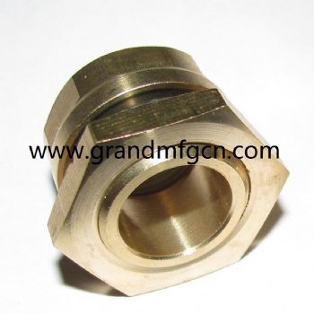 CNC precision machined parts brass turned part