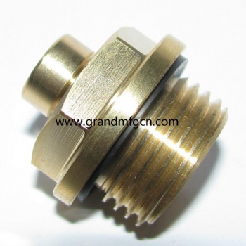 Mechanical equipment fittings M18 brass vent plug Air vent valve pressure brass breather vent plug