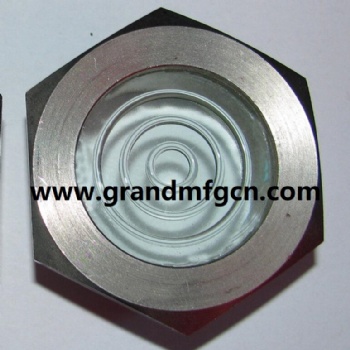 speed reducer BSP 3/4 steel oil sight glass radiator glass oil level sight