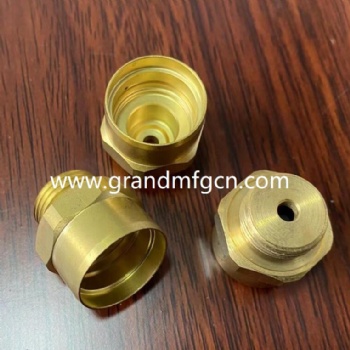 Metric thread CNC precision machined part brass connectors