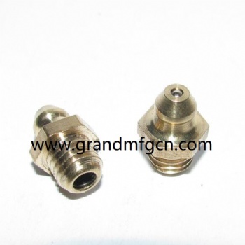 natural hex brass grease nipples M12X1.25 M10X1.25