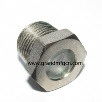 3/8 NPT THREAD STEEL FUSED OIL SIGHT PLUG