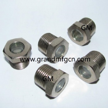 3/8 NPT THREAD STEEL FUSED OIL SIGHT PLUGS