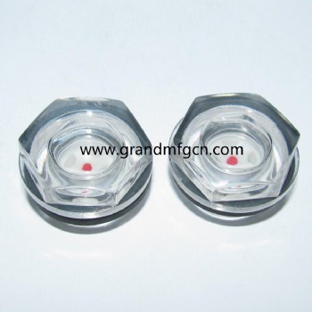 Hexagon Plastic Oil Level Sight Glass(Metric Thread) M20X1.5