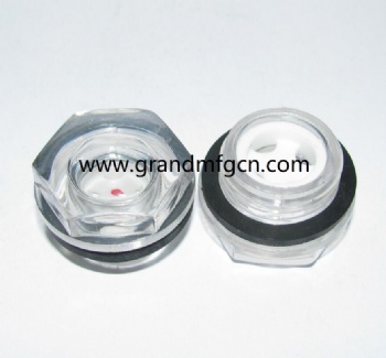 Hexagon Plastic Oil Level Sight Glass(Metric Thread) M20X1.5