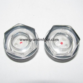 Hex Plastic Oil Level Sight Glass(Metric Thread) M27X1.5