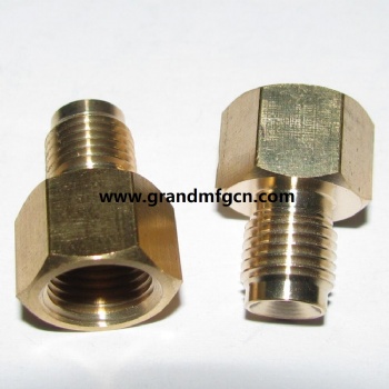 NPT thread CNC precision machined part stainless steel connectors