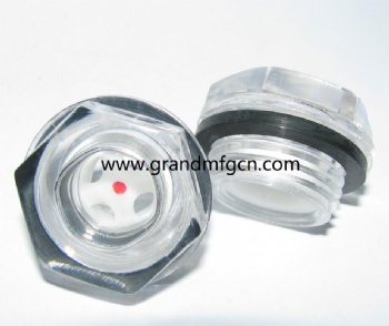 Hex Plastic Oil Level Sight Glass(Metric Thread) M20X1.5