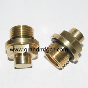 Metric Thread Brass Breather Vent valve with transportation locking seal