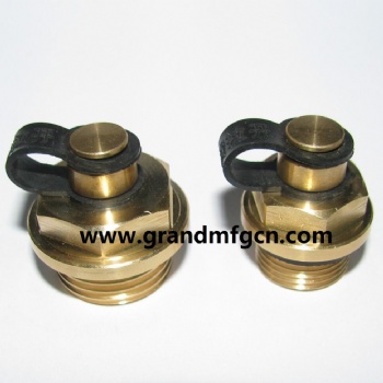 Metric Thread Brass Breather Vent valve with transportation locking seal