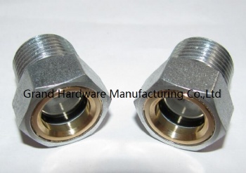 Hydraulic oil tank NPT Steel zinc plated oil level sight glass gauge