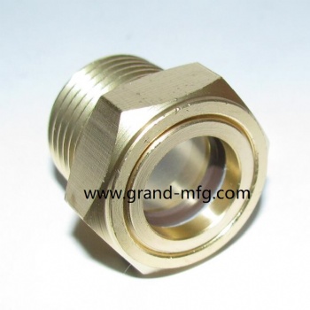 Industrial Pump Brass Oil Level Sight Glass Manufacturer