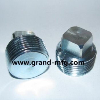 Refrigeration Compressor Steel Oil Drain Plug NPT 1 INCH