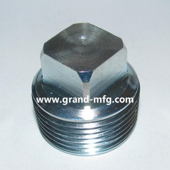 Refrigeration Compressor Steel Oil Drain Plug NPT 1 INCH