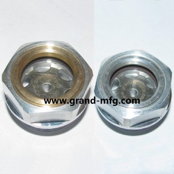 Machinery BSP Thread Aluminum Oil Sight Glass Oil Level Gauge For Air Compressor Gearbox Vacuum Pump