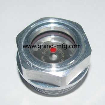 Machinery BSP Thread Aluminum Oil Sight Glass Oil Level Gauge For Air Compressor Gearbox Vacuum Pump