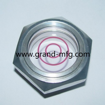 GrandMfg® Aluminum Overflow Expansion Tank Sight Glass