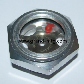 GrandMfg® Aluminum Overflow Expansion Tank Sight Glass