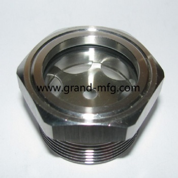 Speed reducer M27X1.5 stainless steel GrandMfg® oil sight glass radiator glass oil level sight
