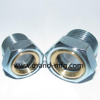 GrandMfg® Carbon Steel NPT Oil Level Sight Glass Plug Manufacturer