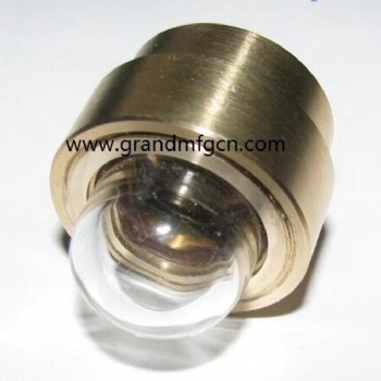 GRAND-MFG NPT Brass Sight Glass Plug Overflow Tank Liquid Level Checks