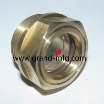 Compressors pump GrandMfg® bulls eye industrial brass sight glass oil levels