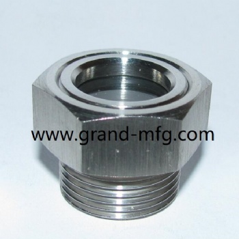 GrandMfg® bsp G1/4 oil level sight glass